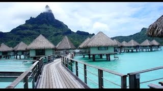 Overwater Bungalow At Le Meridien Resort Bora Bora  French Polynesia [upl. by Gerik]