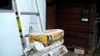 Roofing Hoist Demo with over 500 lbs [upl. by Annaira]