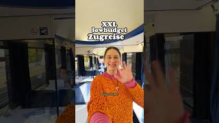 BESTE XXL LOWBUDGET Zugreise🥹✨ reisen [upl. by Audun]