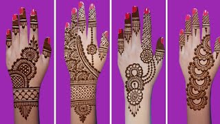 New Easy Mehndi design for Front hand Simple Mehandi design Mehandi ka designHenna Mehndi designs [upl. by Tnias]