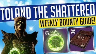 Destiny 2  TOLAND THE SHATTERED Trove Guardian Location Easy Journal Pages amp More [upl. by Lemhar]