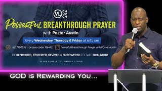 🔥POWERFUL BREAKTHROUGH PRAYER🔥 God is Rewarding Youpropheticprayers communion [upl. by Relyat975]