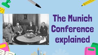 The Munich Conference A Prelude to World War II  GCSE History [upl. by Yorel]