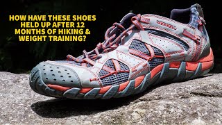 How Tough Are Merrell WaterPro Maipo Shoes After 12 Months of Hiking amp Weight Training [upl. by Froehlich934]