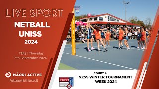 Day 4 Court 4  UNISS Netball Championship 2024  NETBALL [upl. by Rourke]