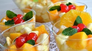 Macedonia de Frutas Mediterránea Postre Fácil y Rápido [upl. by Eiramave]