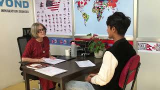 🇺🇸🇺🇸US VISA Interview with American🇺🇸🇺🇸 Trainer  Nepali🇳🇵Student [upl. by Eitsirc]