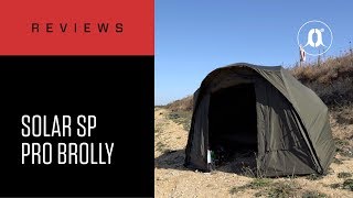 CARPologyTV  Solar SP Pro Brolly System Review  Perfect for the roving or overnight angler [upl. by Warden]