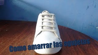 Como atar las Agujetas de tus zapatillas Reebok [upl. by Nehgem]