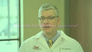 Dr William Berghoff discusses ConforMIS knee replacement [upl. by Novaat]