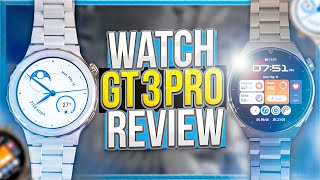 Huawei Watch GT 3 Pro Review InDepth With GPS amp HRM Test [upl. by Scarito]