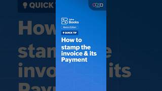 How can I stamp an invoice and the payment recorded against it  Zoho Books  Mexico Edition [upl. by Oflodor]