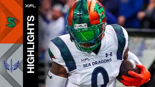 XFL Highlights  Seattle Sea Dragons vs St Louis Battlehawks [upl. by Molly593]