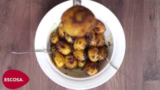 Papas Cambray Al Curry Receta Escosa Escosa de Buen Sabor [upl. by Conley]