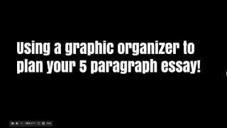 Using a Graphic Organizer for Your Five Paragraph Essay [upl. by Ahsinej755]