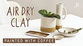 DIY  easy Air Dry Clay projects for Home Decor [upl. by Dearr728]