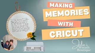 Making Memories with a Meaningful Cricut Project  Handwritten Letter Gift  Easy Gift Giving [upl. by Eixam]