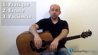 4 dicas para aprender a tocar violão facilmente  GuitarPlayOnlinecombr [upl. by Eilyr]