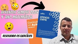 ATUALIZADO Aprender Sempre Matemática 9 ano [upl. by Oikim]