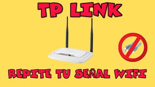 Cómo usar un ROUTER como REPETIDOR WIFI en muy pocos pasos [upl. by Ellezaj]