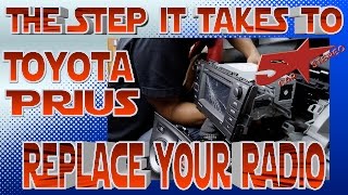 The steps it takes to replace your radio Toyota Prius [upl. by Whelan]