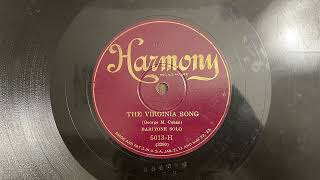 The Virginia Song  J W Myers  1906 [upl. by Anala]