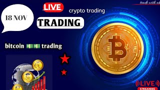 Bitcoin live scalping 💵💵ll bingx crypto trading ll 18 nov 2024 [upl. by Aiyot]