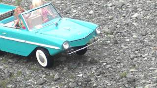 Radio controlled Amphicar goes swimming 2 [upl. by Ingold]