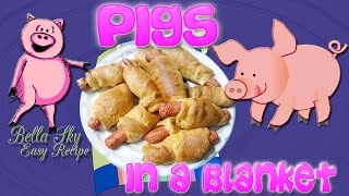 HOW TO MAKE PIGS IN A BLANKET  Easy Recipe [upl. by Aztiley212]