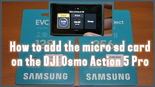 How to Add a Micro SD Card to the DJI Osmo Action 5 Pro [upl. by Idolem]