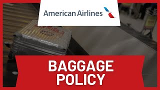 American Airlines Baggage Policy [upl. by Arded]