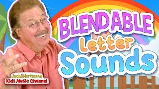 Blendable Letter Sounds  UFLI Jack Hartmann [upl. by Sacrod]