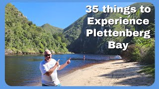 Things to do in Plettenberg Bay no particular order  Ep No 8 Garden Route Western Cape [upl. by Fidellas]