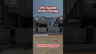 141 Sqyrds West facing House for sale in Chitkul Hyderabad  Chitkul Houses  HMDA  Gated [upl. by Neenwahs649]