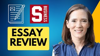 Stanford GSB Essay Analysis and Tips  Writing Standout MBA Application Essays  GSB Essay Strategy [upl. by Sawyer]