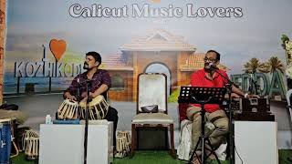 Ardha nishayil suryane pole Umbai Ghazal Manzoor Feroke singing Tabla by Firoz Babu [upl. by Eneroc]