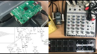 A drum synth using Pure Data on a Raspberry Pi [upl. by Farman689]