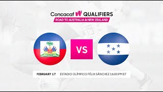 2022 Concacaf W Qualifiers  Haiti vs Honduras  Group E [upl. by Aneeuqahs341]