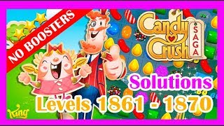 Candy Crush Saga LEVEL 1861 1862 1863 1864 1865 1866 1867 1868 1869 and 1870 [upl. by Etnahsa316]