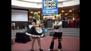 Ponponpon  Cosplay Dance at Free Comic Book Day [upl. by Coucher]