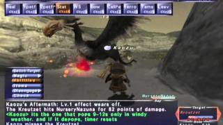 FFXI NM Saga 316 Kreutzet vs BST Full Battle [upl. by Eimmot]