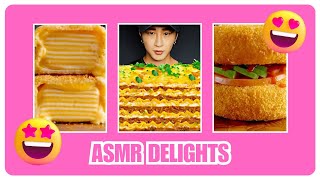 MOST POPULAR FOOD FOR ASMR with STEPHANIE SOO Honeycomb Aloe Vera Tanghulu Macarons [upl. by Nedearb]