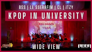 KPOP IN SCHOOL PERFORMANCE  BSS  LE SSERAFIM  CL  ITZY  AWARD SHOW  WIDE VIEW SAYAW 2024 [upl. by Surad]