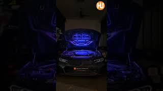 Bmw m340i lci under hood rgb show lights done Tuned [upl. by Eixam]