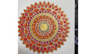 Draw an ornate mandala art with Priyanka [upl. by Ilac]