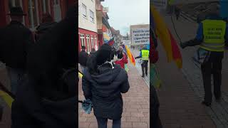 Friedensdemo mit Trommeln Wiesloch 07122024 [upl. by Nareik]