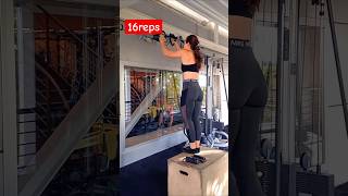 16 Reps Handle Grips Pull Up Shoulder Lock [upl. by Ahsima]