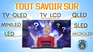 TOUT SAVOIR sur TV OLED LCDQLED MiniLED SLED MicroLED NanoCell [upl. by Alegnatal312]