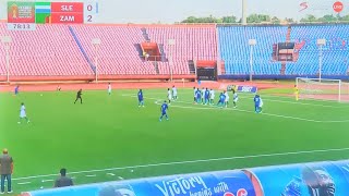 Sierra Leone vs Zambia 02 All Goals and Extended Highlights AFCON Qualifiers Kennedy Musonda Goal [upl. by Hulen528]