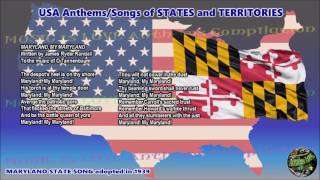 Maryland State Song MARYLAND MY MARYLAND with music vocal and lyrics [upl. by Morrie]